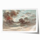 Romanticism Art - Stormy Sunset Cloud Study by John Constable