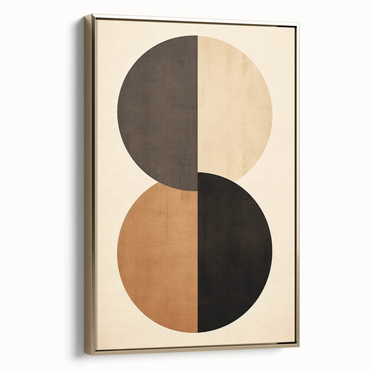 Contemporary Dining Art Pieces - Minimalist Geometric Circles