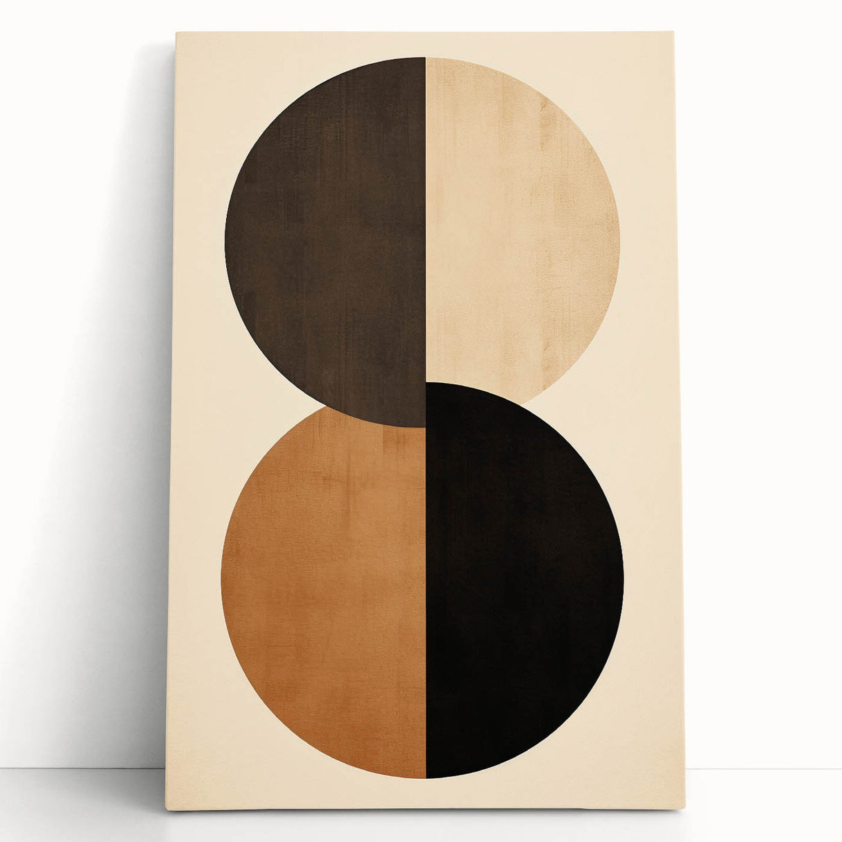 Contemporary Dining Art Pieces - Minimalist Geometric Circles