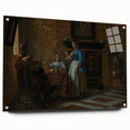 Baroque Interior Scene with Figures - Historical Art Prints