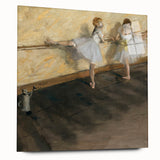 Edgar Degas' Dancers Practicing at the Barre - Impressionist Ballet Art