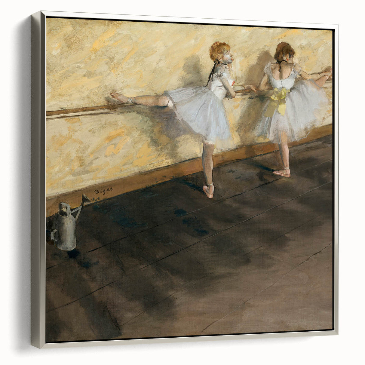 Edgar Degas' Dancers Practicing at the Barre - Impressionist Ballet Art