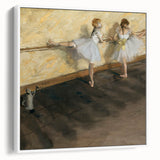 Edgar Degas' Dancers Practicing at the Barre - Impressionist Ballet Art
