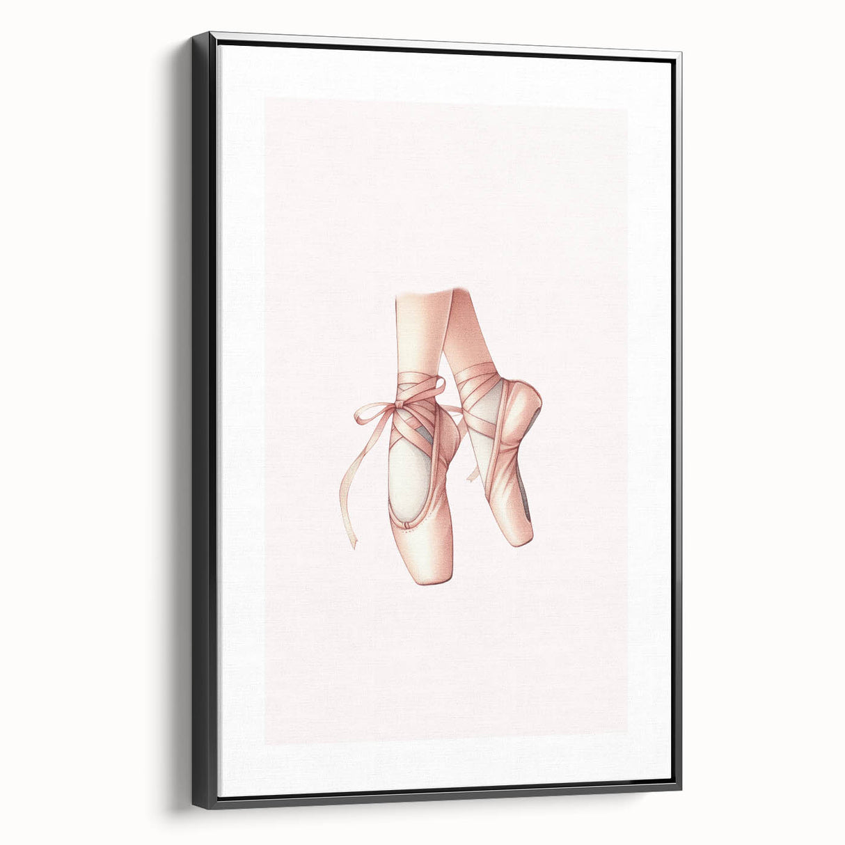 Ballet Pointe Shoes Kids Room Print - Girls Bedroom Wall Art