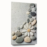 Acrylic glass artwork showcasing a vibrant beach landscape, featuring vivid blue skies and golden sands, designed for elegant wall display without pins.