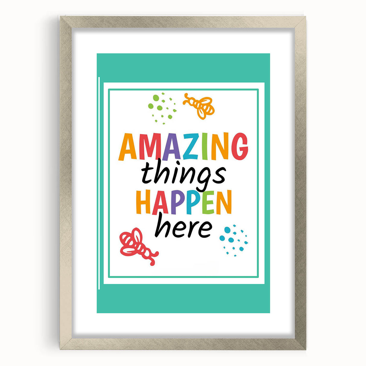 Kids Educational Wall Art - Inspirational Learning Quote Print