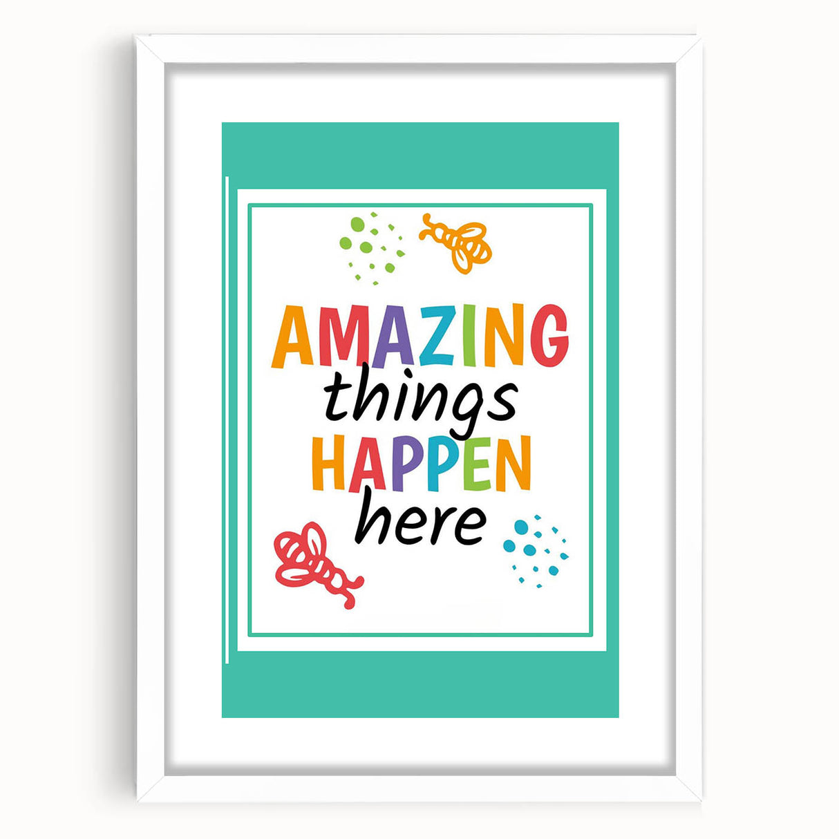 Kids Educational Wall Art - Inspirational Learning Quote Print