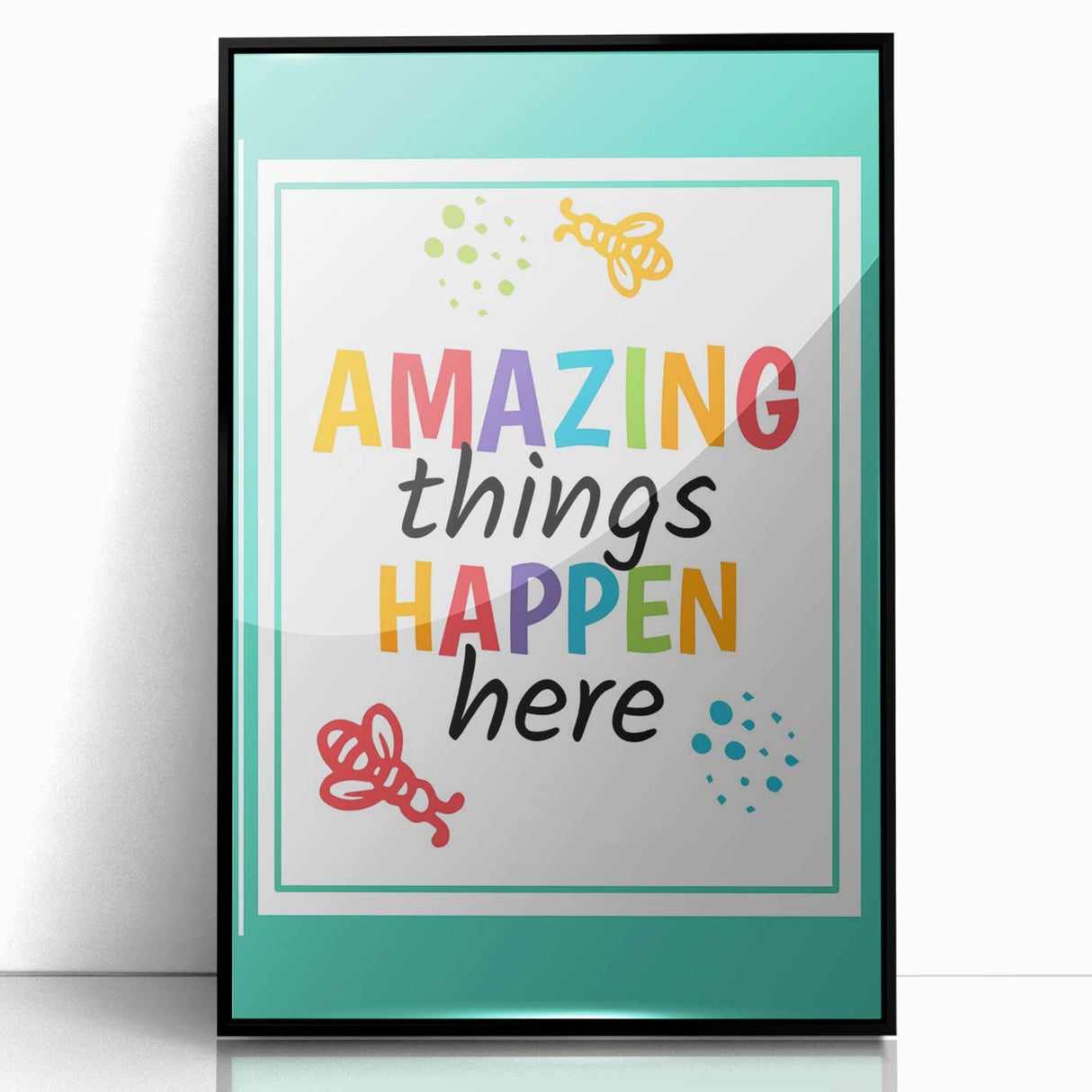 Kids Educational Wall Art - Inspirational Learning Quote Print