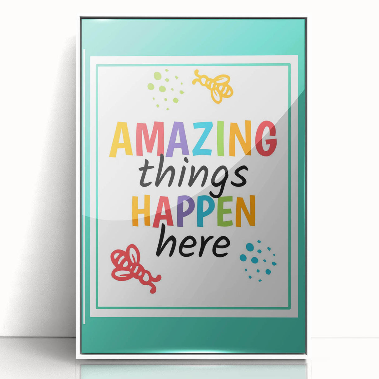 Kids Educational Wall Art - Inspirational Learning Quote Print