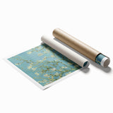 Extra large rolled canvas print featuring a floral design in vibrant colors.