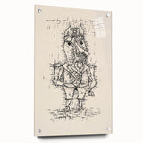 Modern Wall Art – Paul Klee’s "Ass (Esel)" Abstract Drawing