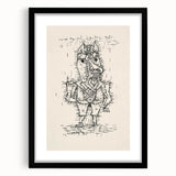 Modern Wall Art – Paul Klee’s "Ass (Esel)" Abstract Drawing