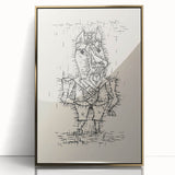 Modern Wall Art – Paul Klee’s "Ass (Esel)" Abstract Drawing