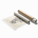 Modern Wall Art – Paul Klee’s "Ass (Esel)" Abstract Drawing