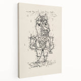 Modern Wall Art – Paul Klee’s "Ass (Esel)" Abstract Drawing