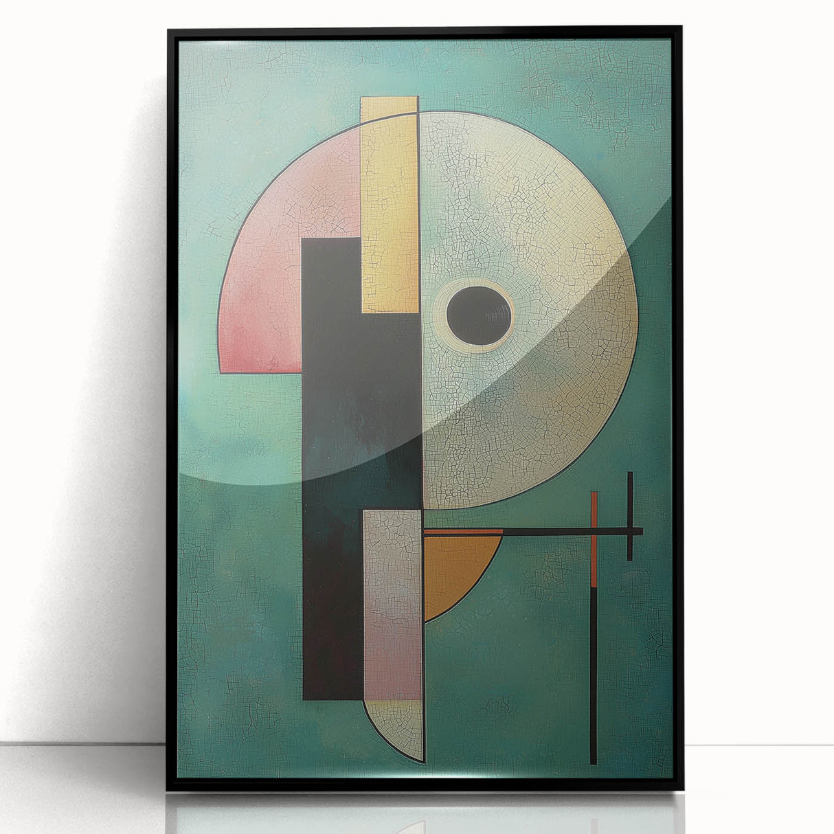 Geometric Abstraction - Bold Modern Canvas Wall Art for Living Room