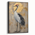 Framed abstract figurative wall art featuring bold black tones and intricate shapes, displayed in a stylish side view, perfect for modern home decor.