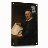 Baroque Portrait of Scholar with Quill - Antique Art Prints
