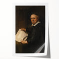 Baroque Portrait of Scholar with Quill - Antique Art Prints