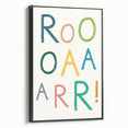 ROAR! Dinosaur Nursery Wall Art – Kids Room & Baby Room Decor