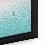 Extra large black wall art featuring colorful, textured abstract design on framed canvas, suitable for living room decor.