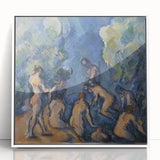 Modern Wall Art – Cézanne’s Bathers in Blue and Green