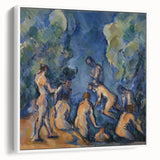 Modern Wall Art – Cézanne’s Bathers in Blue and Green