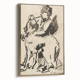 Modern Wall Art – Édouard Manet’s "A Boy Holding His Dog"