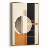 Modern Dining Room Wall Art – Abstract Geometric Canvas Print