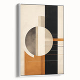 Modern Dining Room Wall Art – Abstract Geometric Canvas Print