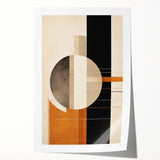 Modern Dining Room Wall Art – Abstract Geometric Canvas Print
