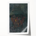Head of a Man in a Hat - Dark Expressionist Wall Art