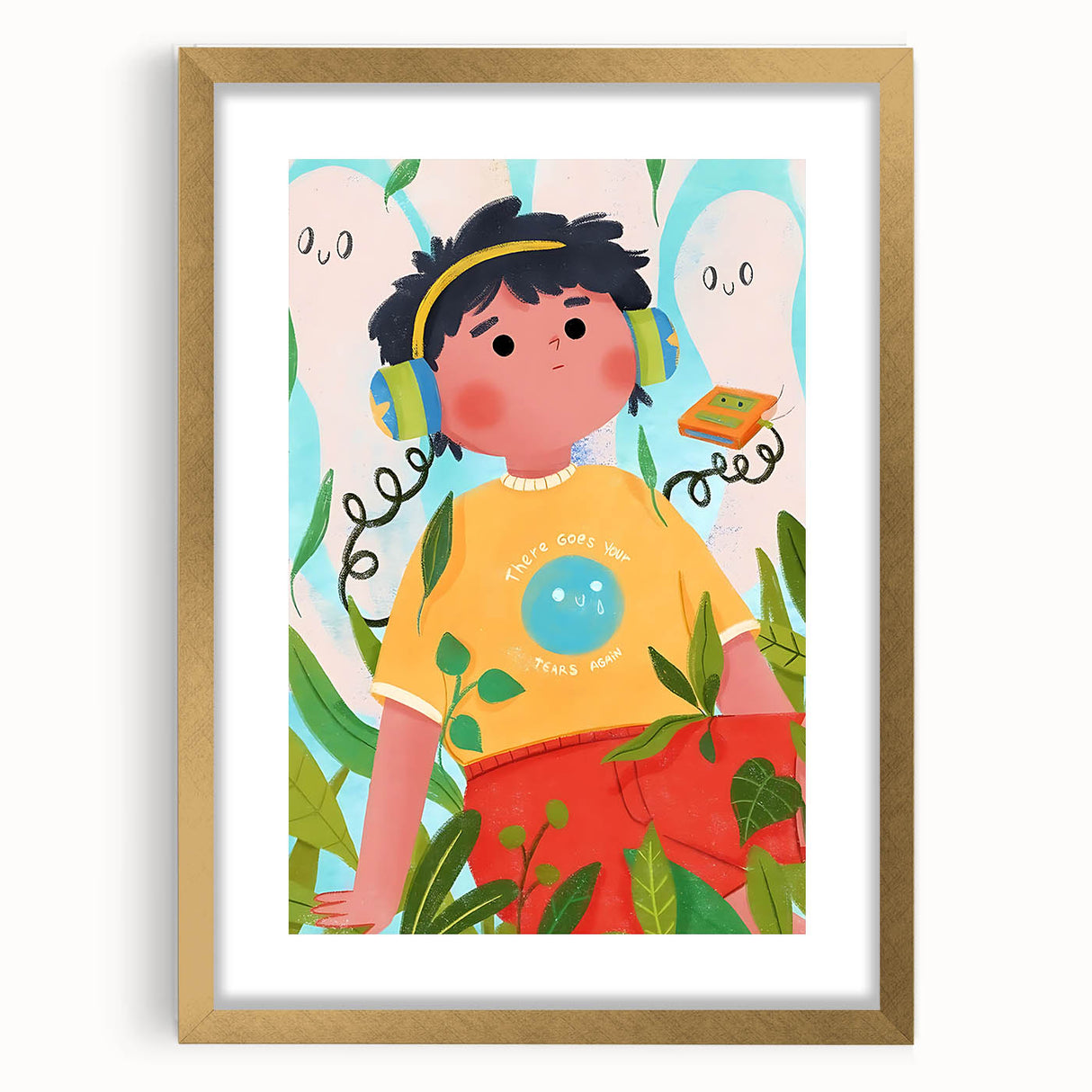 Dreamy Music Escape – Boys Room Wall Art