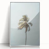 Art deco poster of a summer scene in pastel colors on acrylic, ideal for nursery wall art.