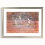 Abstract Modern Art of Arab Townscape – Modern Wall Art for Trendy Homes