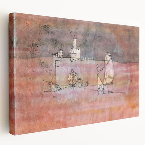 Abstract Modern Art of Arab Townscape – Modern Wall Art for Trendy Homes