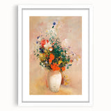 Modern Wall Art – Odilon Redon’s "Vase of Flowers (Pink Background)"