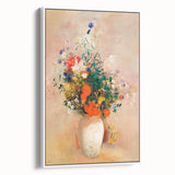 Modern Wall Art – Odilon Redon’s "Vase of Flowers (Pink Background)"