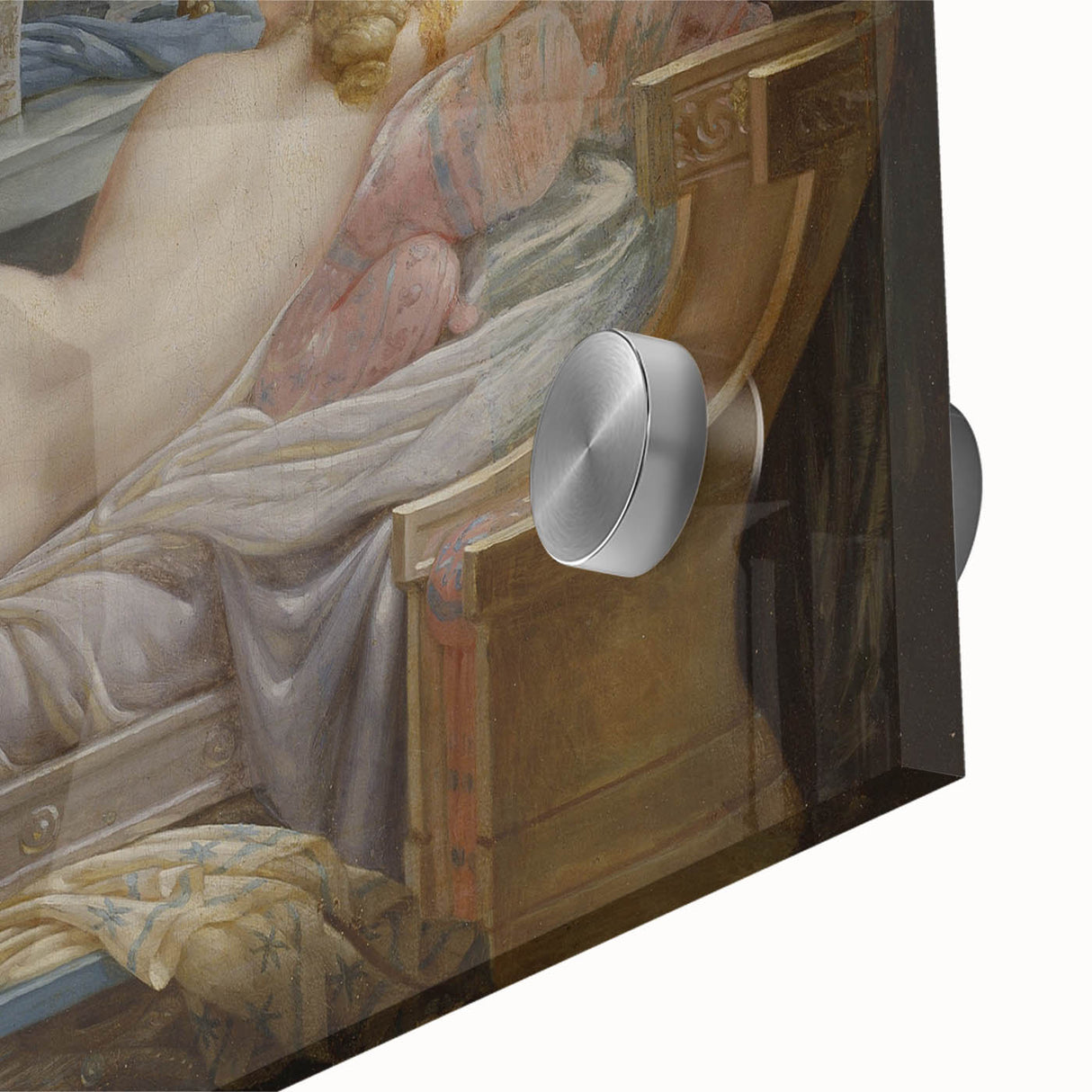 Sappho Neoclassical Realism Art Print - Jean-Baptiste Regnault Classic Nude