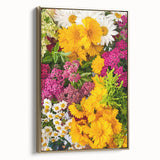 Framed canvas of a vintage-style landscape painting with muted green and gold tones, ideal for bedroom wall decor.