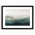 Abstract landscapes wall art framed in black with a mat, showcasing vibrant colors and intricate patterns, perfect for modern home decor or office spaces. This eye-catching piece enhances the aesthetic of any room while adding a touch of contemporary elegance.