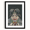 Expressionist Art - Abstract Head Portrait in Vibrant Modern Style