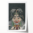 Expressionist Art - Abstract Head Portrait in Vibrant Modern Style