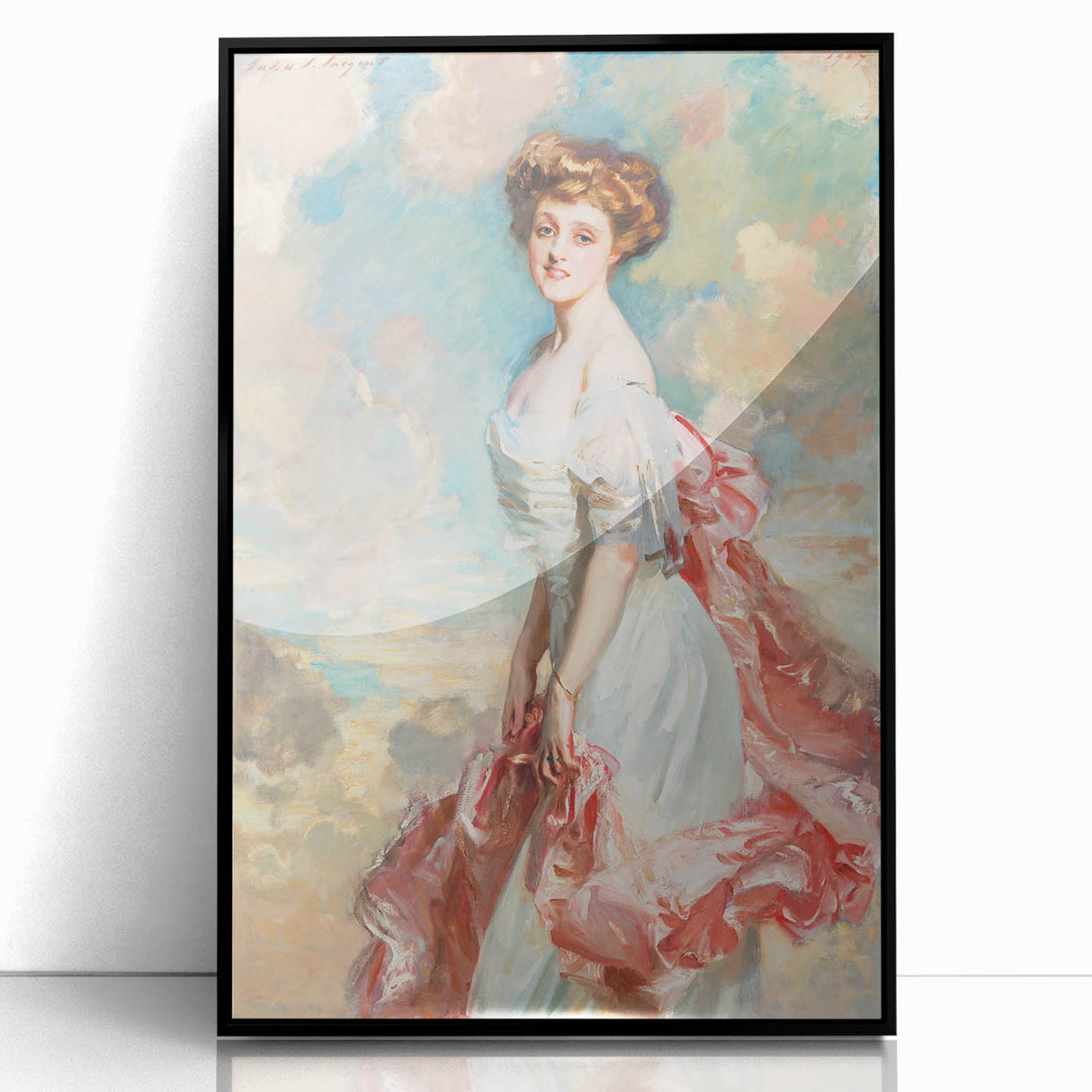 Miss Grace Woodhouse Portrait Realism Art Print - John Singer Sargent
