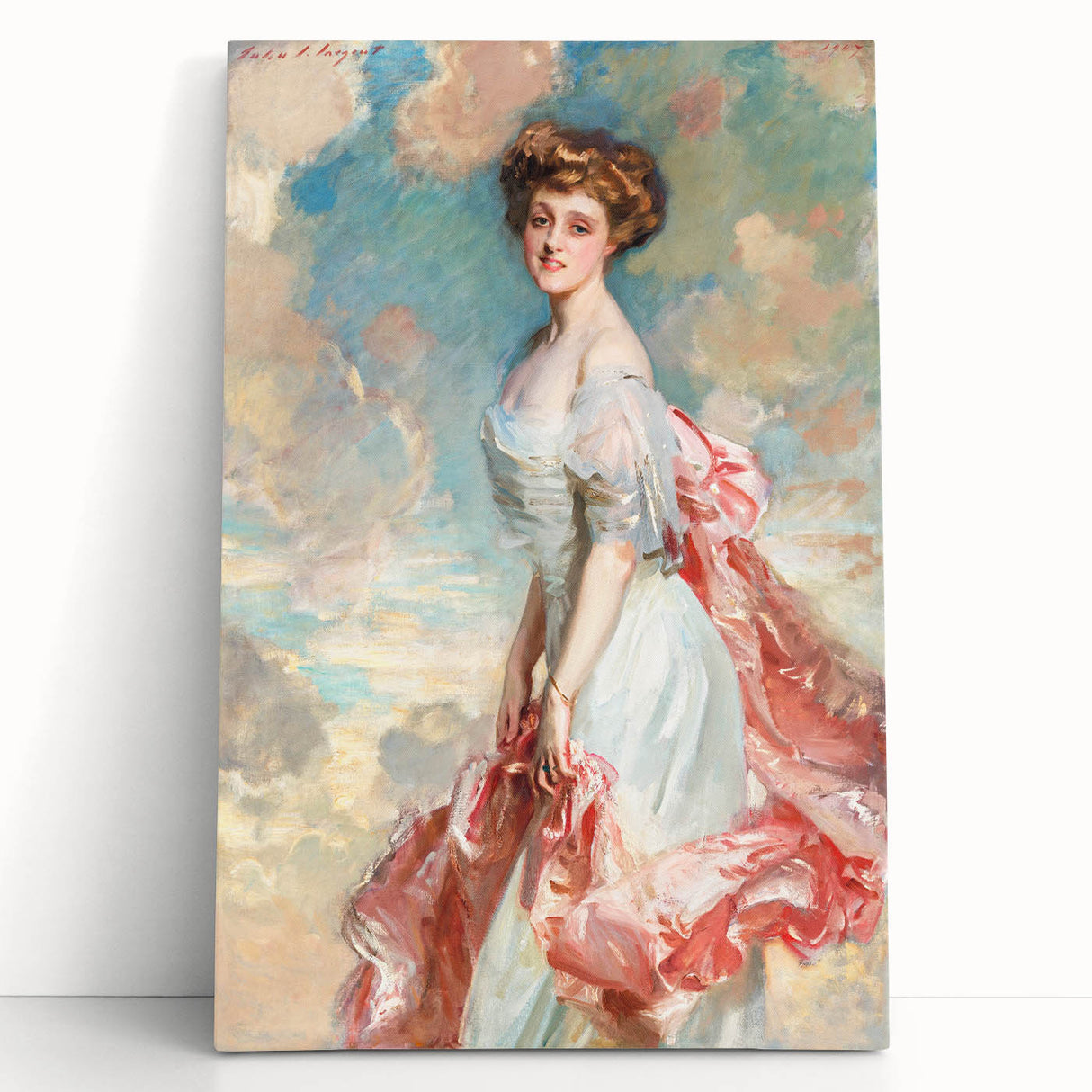 Miss Grace Woodhouse Portrait Realism Art Print - John Singer Sargent