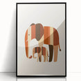 Boys Room Wall Art – Safari Elephant Duo