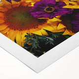Art deco poster featuring a stylized spring scene in pastel colors on rolled canvas, suitable for dining room wall art.