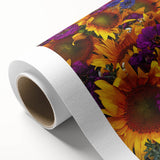 Art Deco-style poster of spring season in pastel shades on rolled canvas, ideal for nursery wall art.