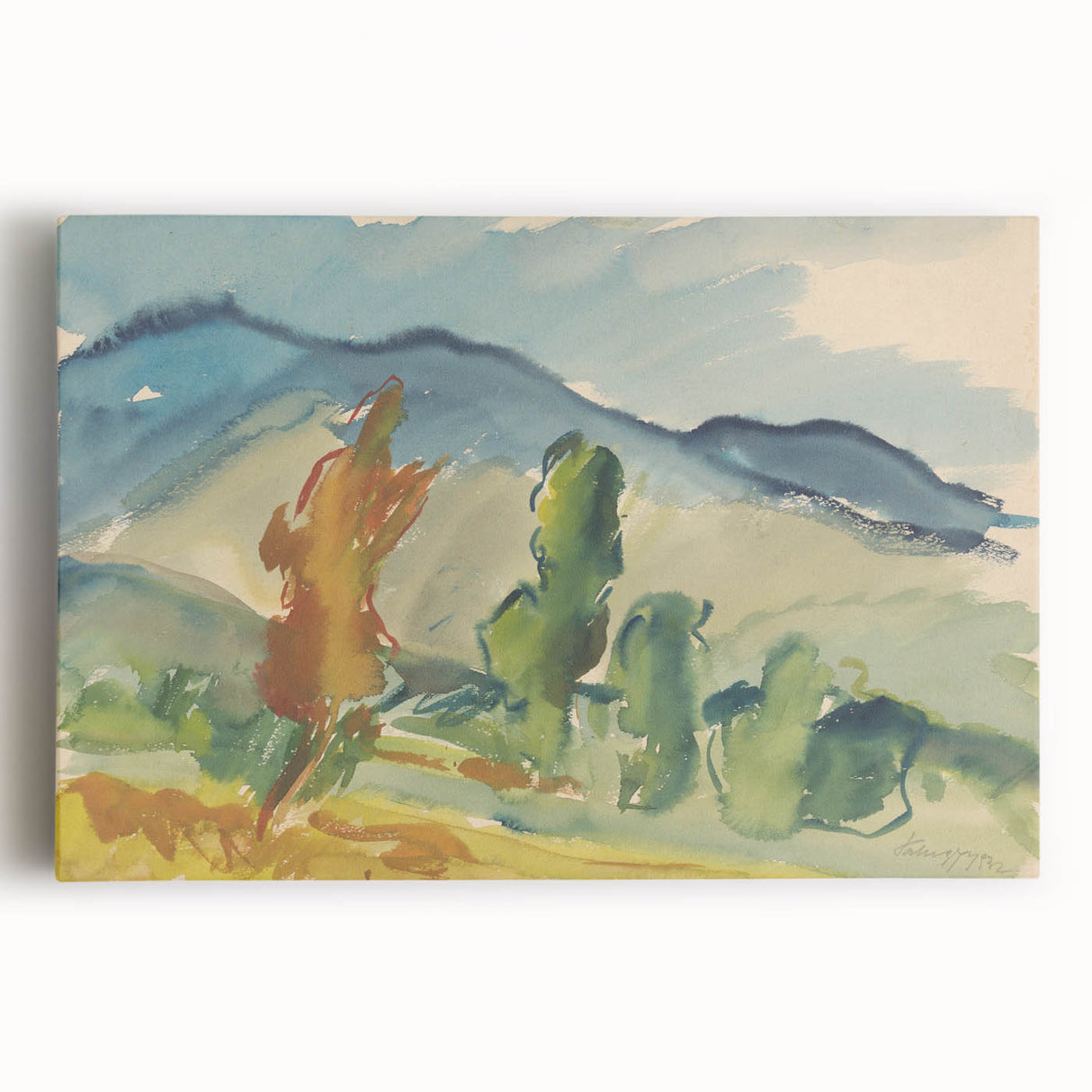 Modern Abstract Wall Art – Contemporary Landscape Art Print