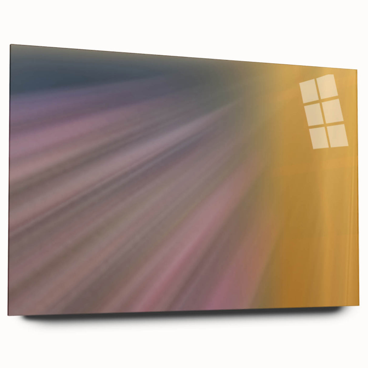 Radiant Light Beam Abstract Wall Art – Pastel Motion Photography